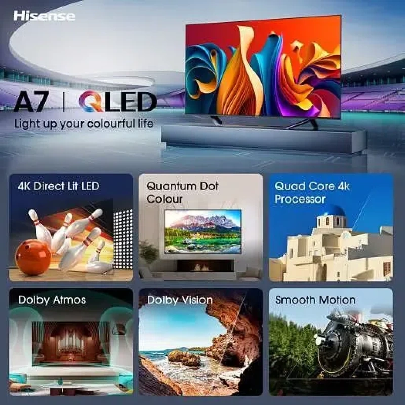 Hisense 55'' QLED 55A7NQ 4K Smart TV