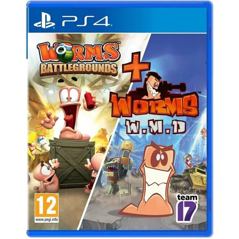 Worms Battlegrounds + Worms Weapons of Mass Destruction PS4