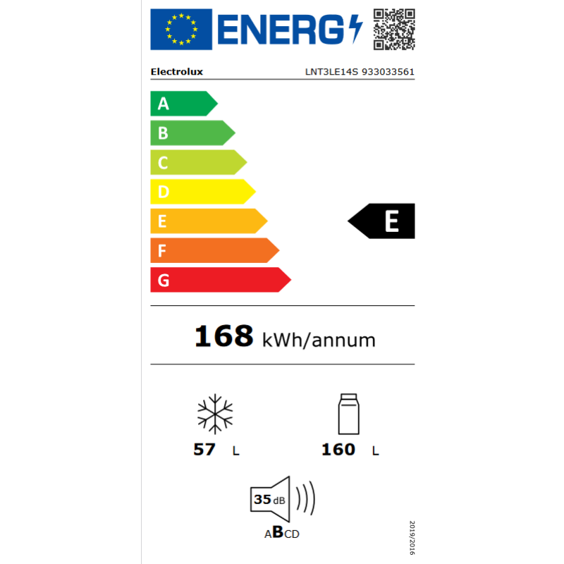 Electrolux ugradbeni hladnjak LNT3LE14S