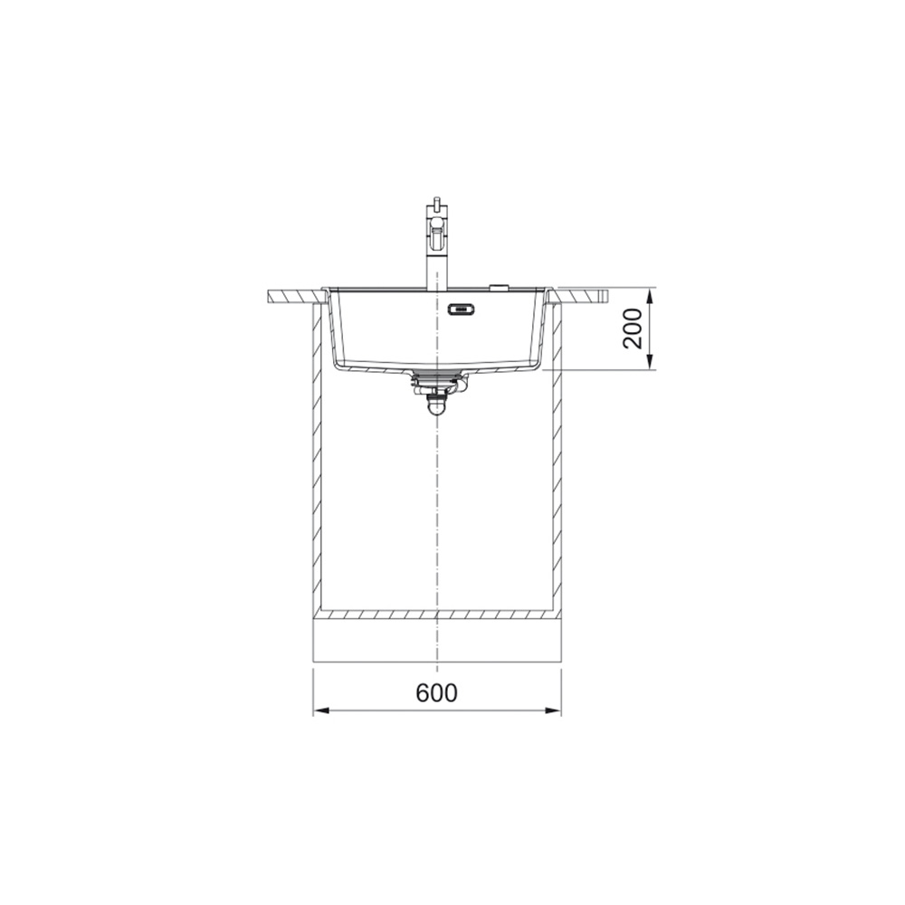 FRANKE Maris 2.0 – MRG 610-52 TL A kameno siva