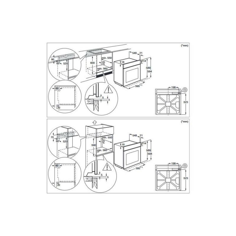 Electrolux ugradbena pećnica EOC6P77H