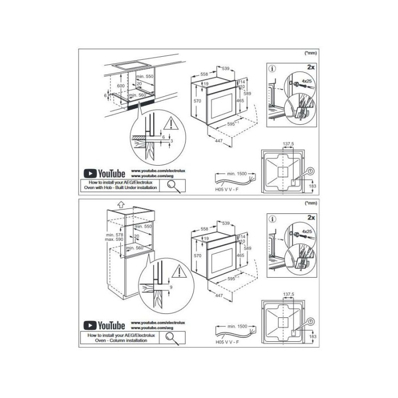 Electrolux ugradbena pećnica KOD5F70BX SteamBake