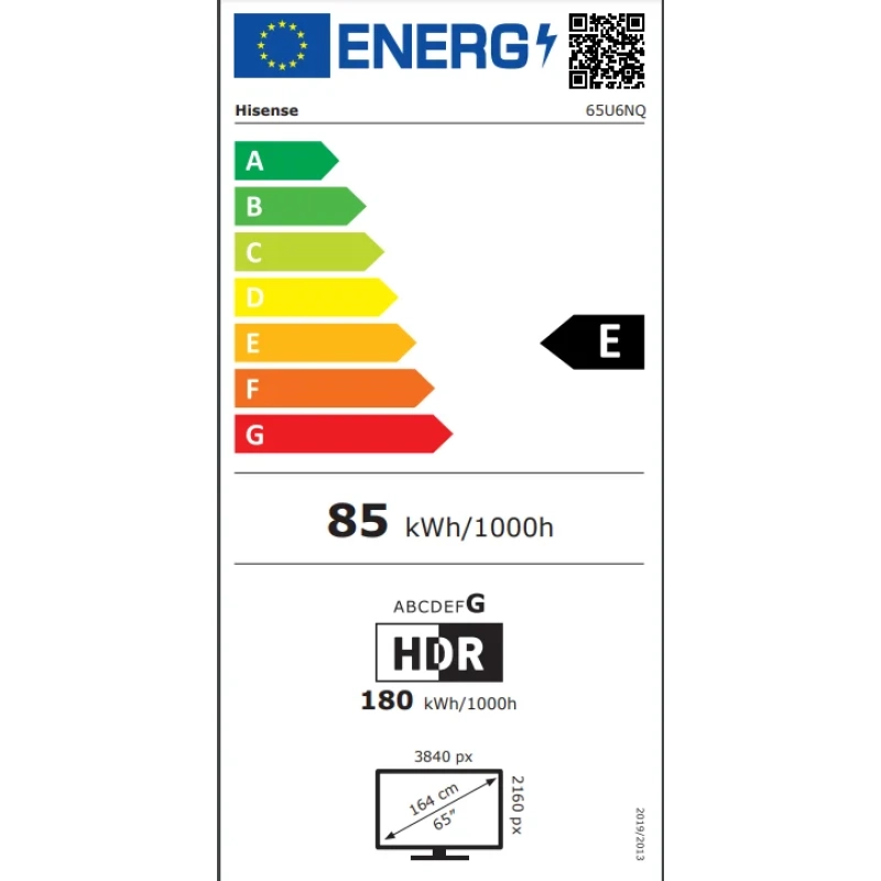 Hisense 65'' 65U6NQ Mini-LED 4k Smart TV