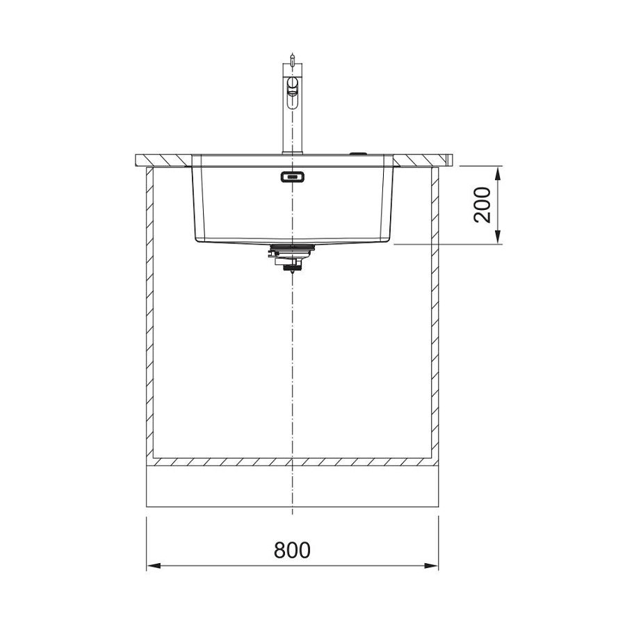 Franke sudoper Mythos MYX 110-55