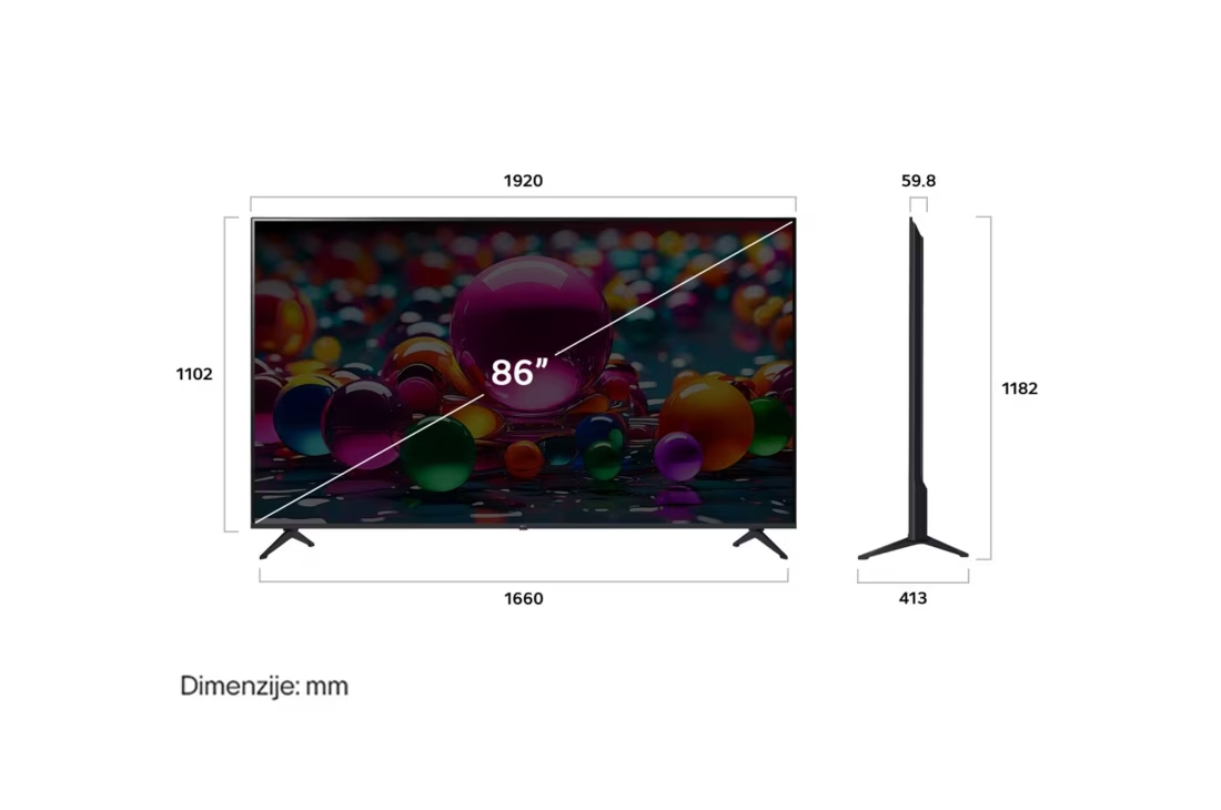 LG 86" 86UA75006LA LED 4K Smart TV