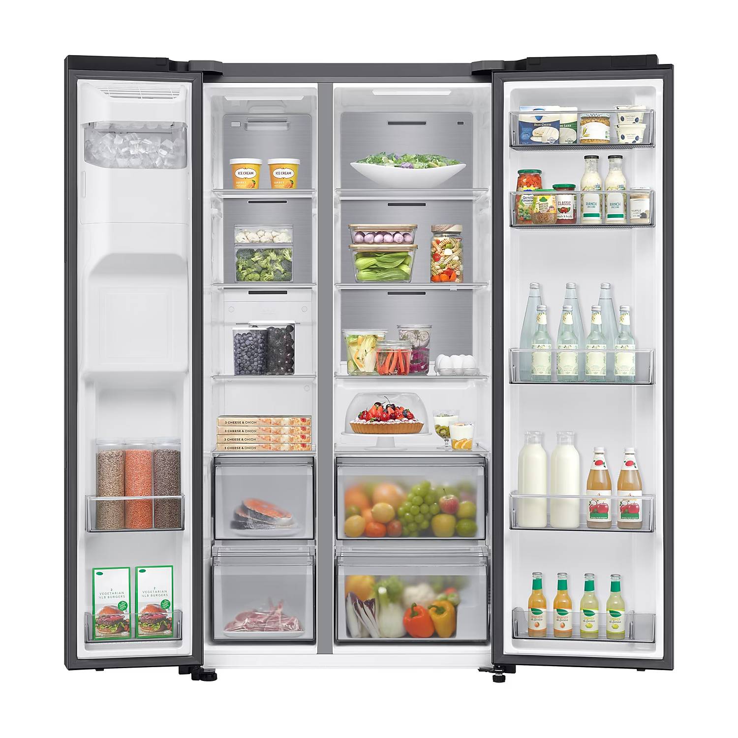 SAMSUNG kombinirani hladnjak SBS RS70F64KEFEO