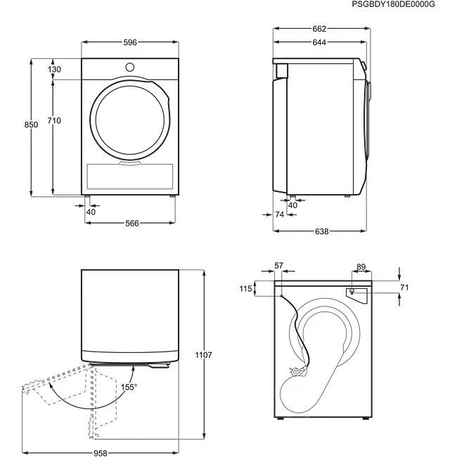 ELECTROLUX sušilica rublja EW6D283DE