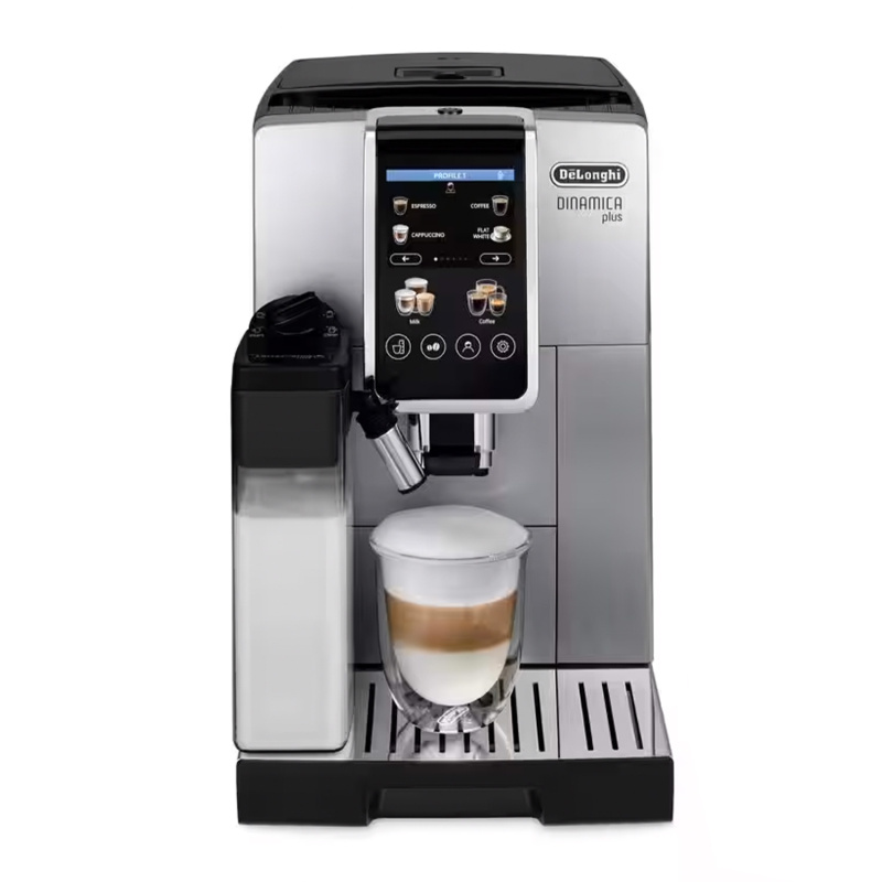 DeLonghi aparat za kavu Dinamica Plus ECAM380.85.SB 15bara automatski display srebni