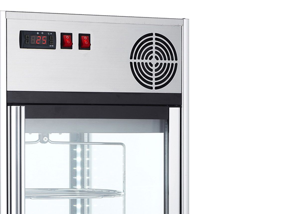 GGM Gastro PVNR108E Rashladna vitrina za kolače - rotirajuće police