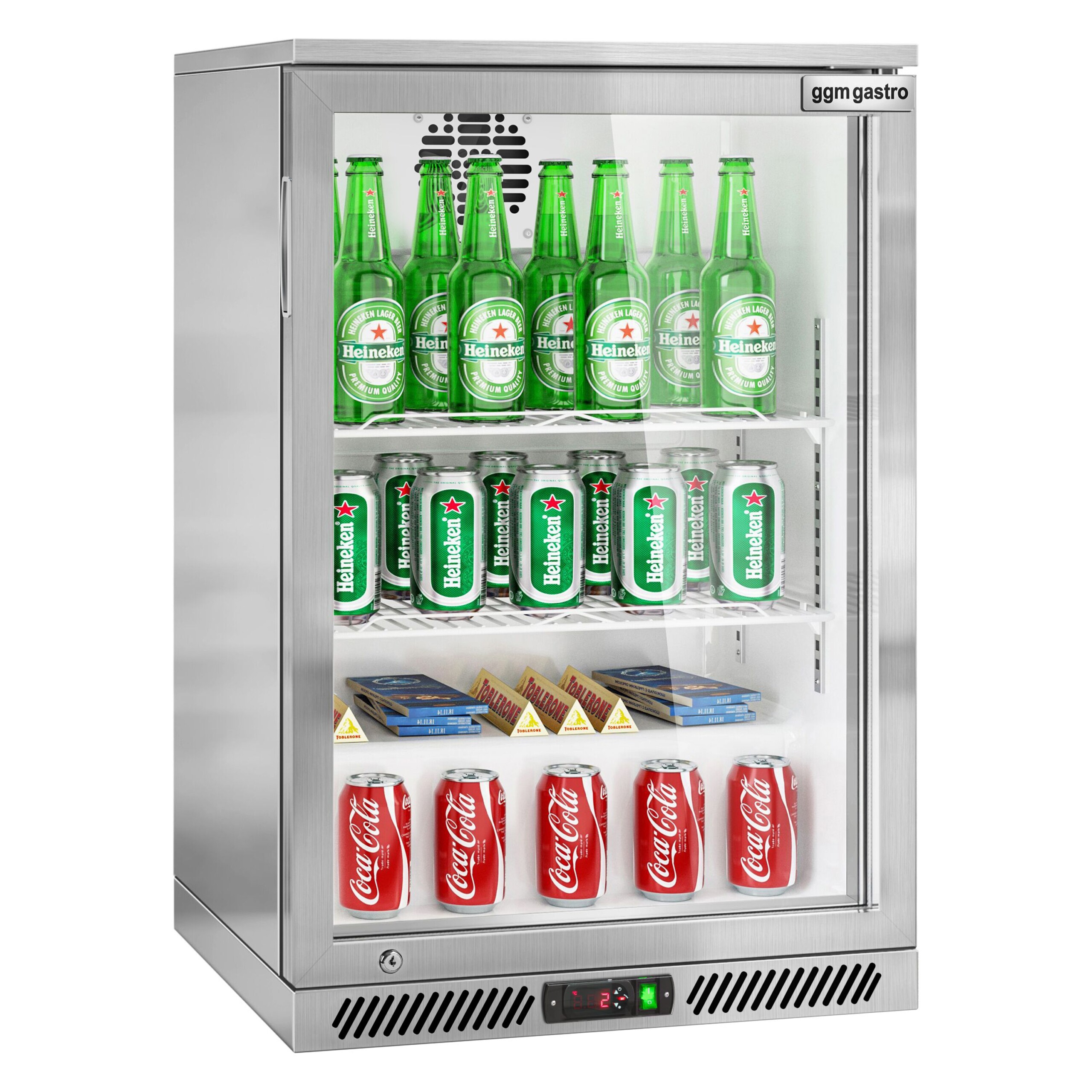 GGM Gastro BKG605EN INOX Barski hladnjak 130l