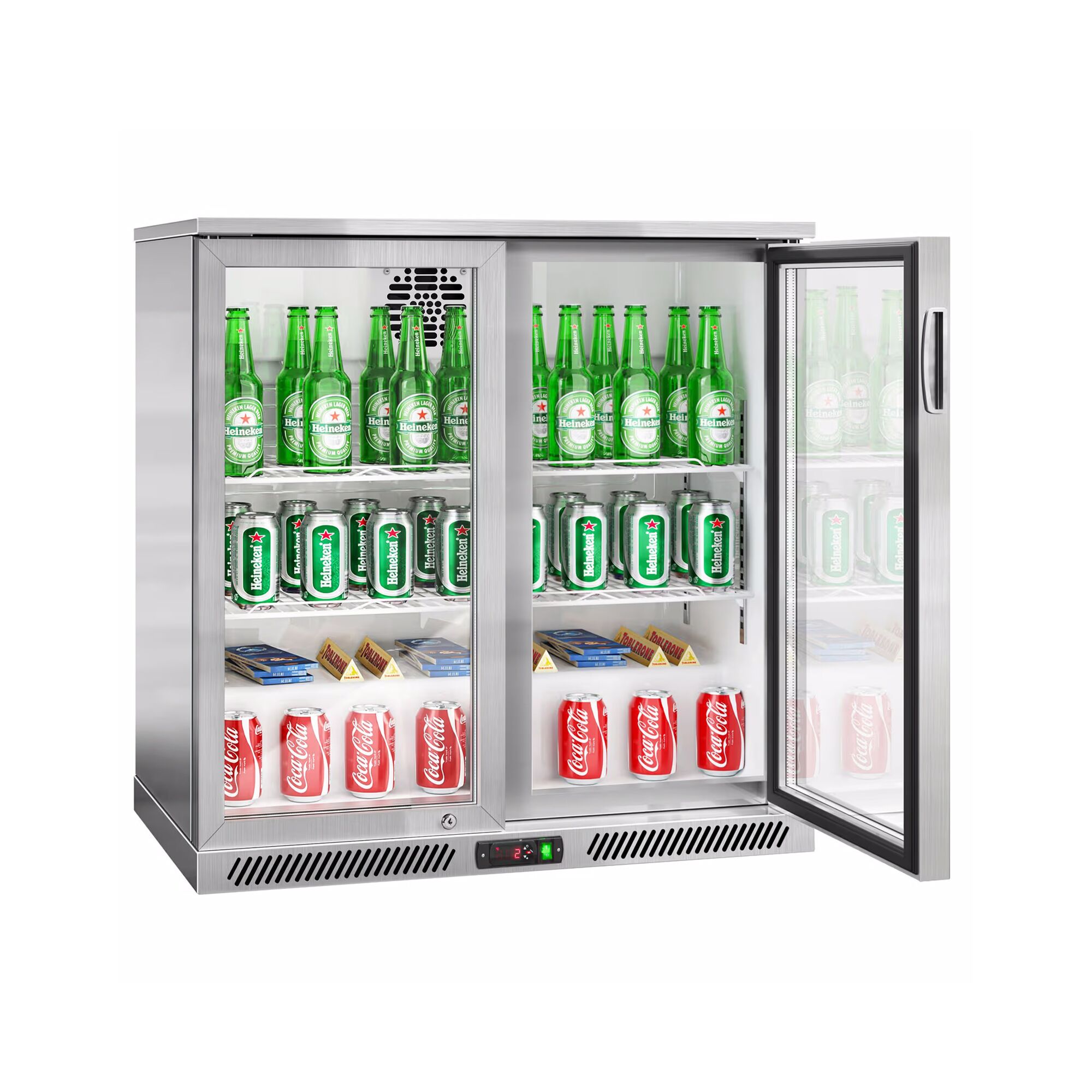 GGM Gastro BKG905E INOX Barski hladnjak 220l