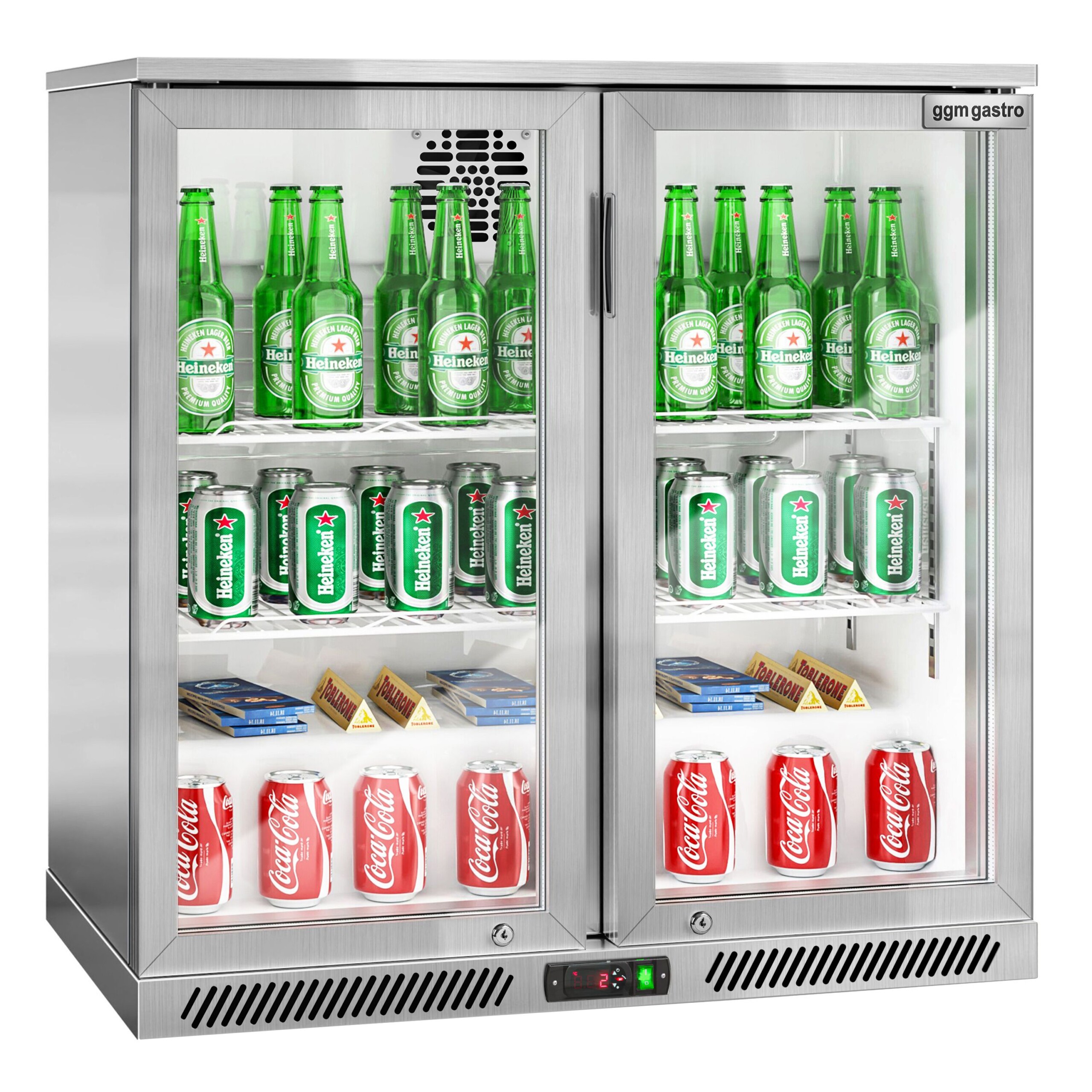 GGM Gastro BKG905E INOX Barski hladnjak 220l