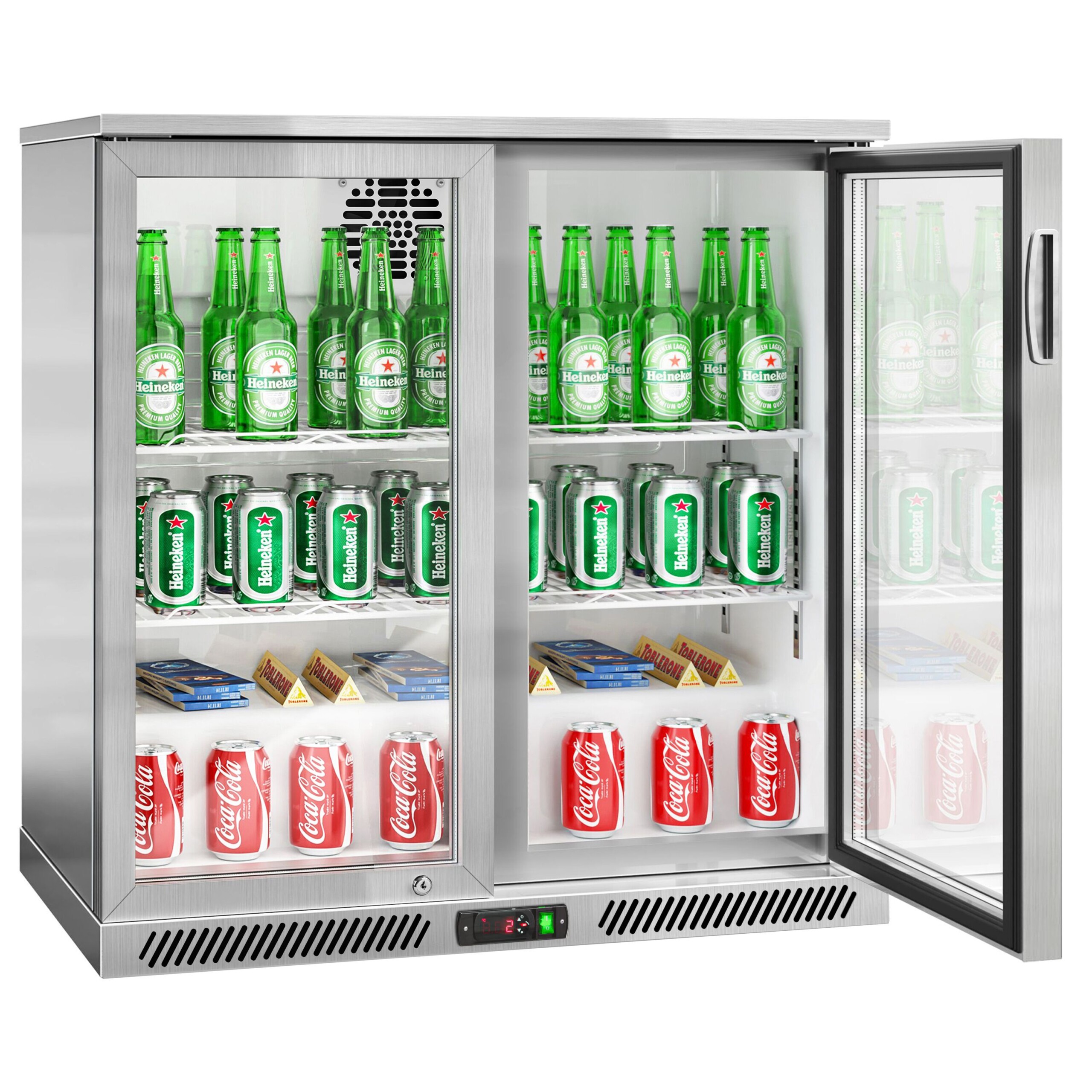 GGM Gastro BKG905E INOX Barski hladnjak 220l