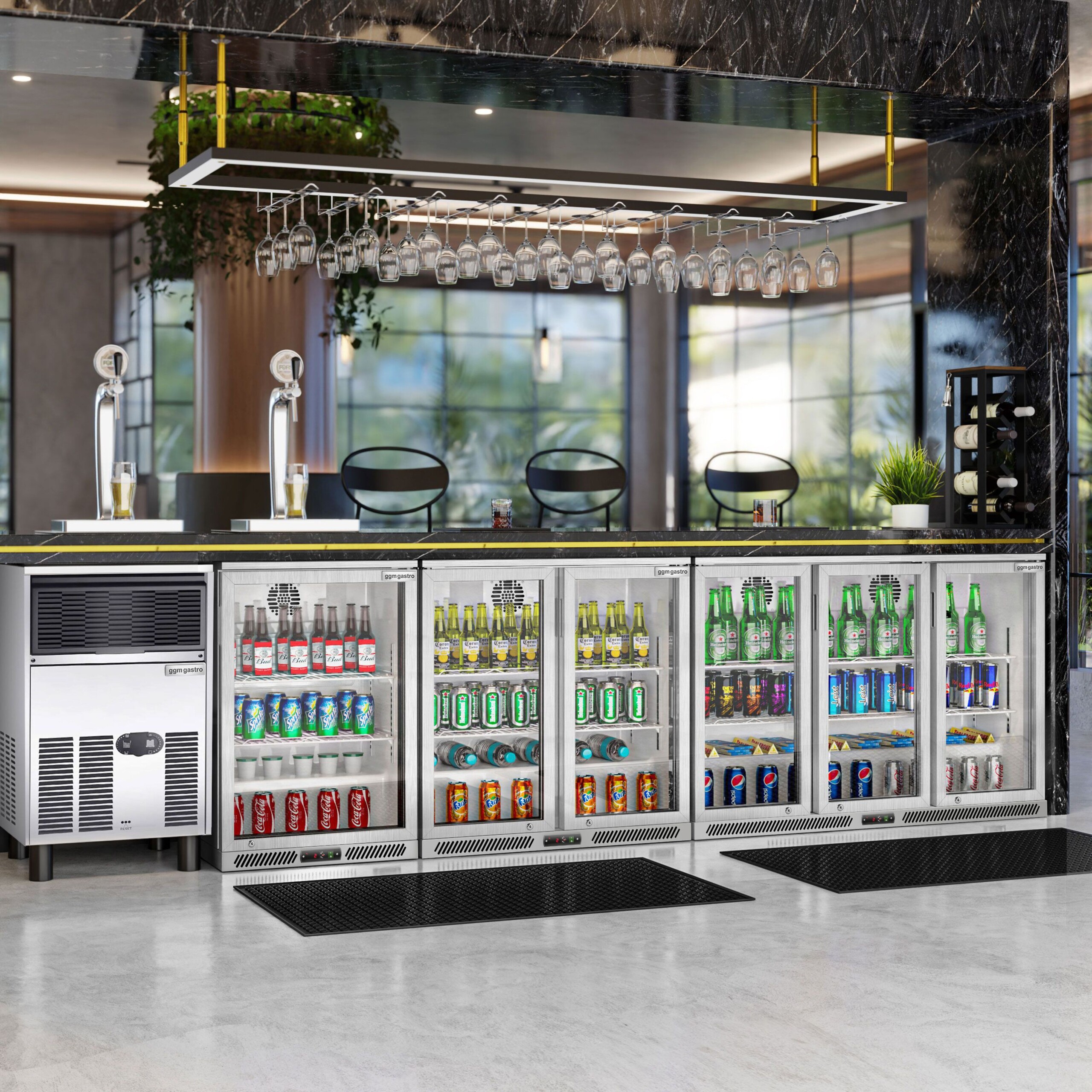 GGM Gastro BKG905E INOX Barski hladnjak 220l