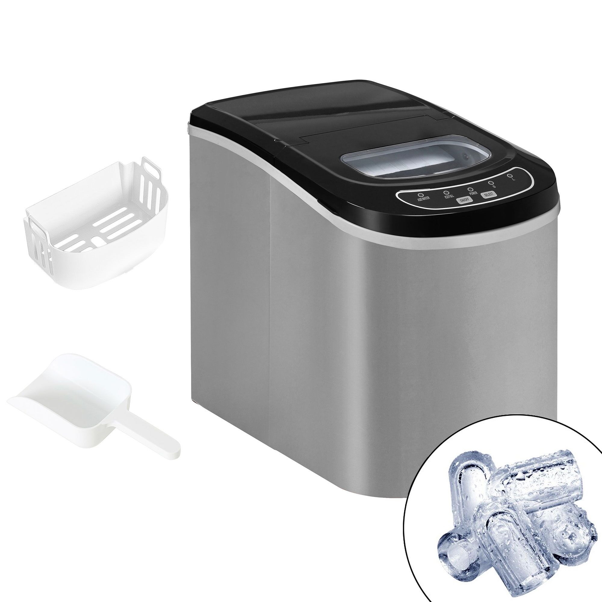 GGM Gastro EBSH12 Mini Ledomat - srebrni