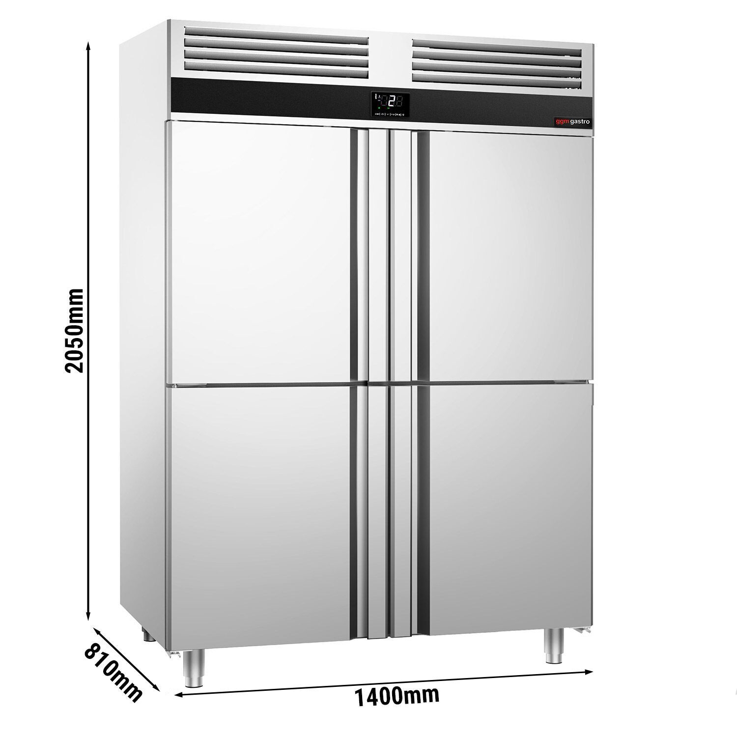 GGM Gastro KSF1482T GN 2/1 PREMIUM Inox hladnjak 1400l
