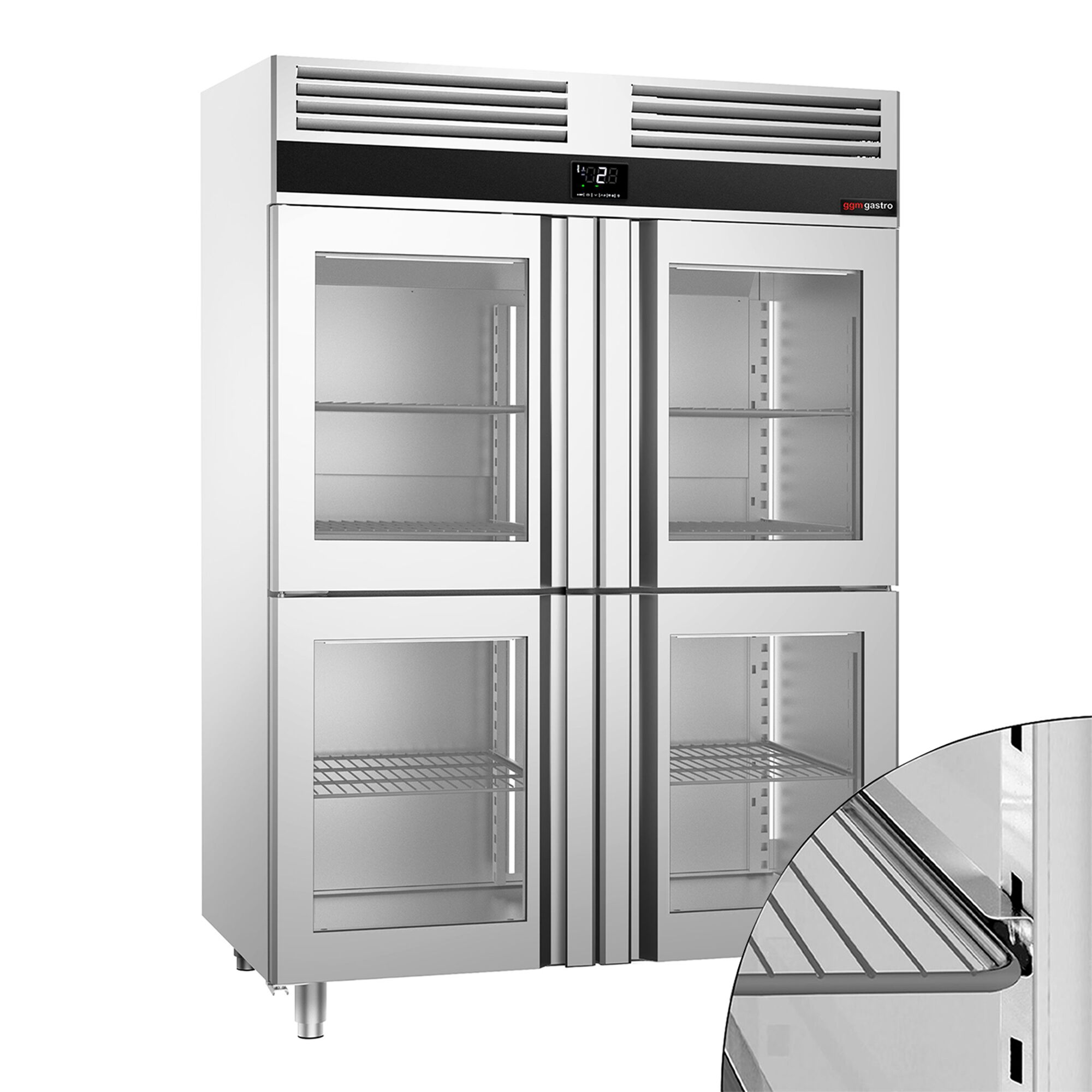 GGM Gastro PREMIUM KSF1482G Inox hladnjak GN 2/1 1400l