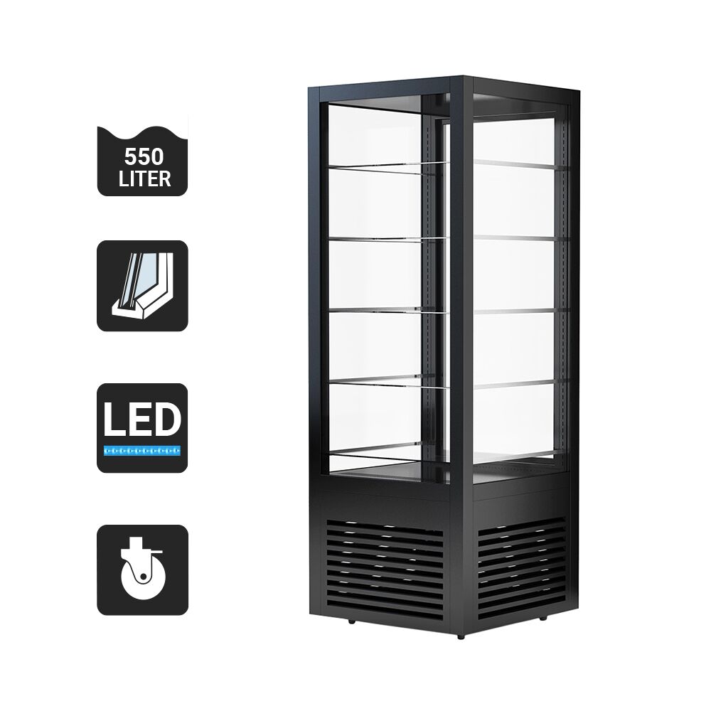 GGM Gastro PVH550S3N Rashladna vitrina za kolače 440l