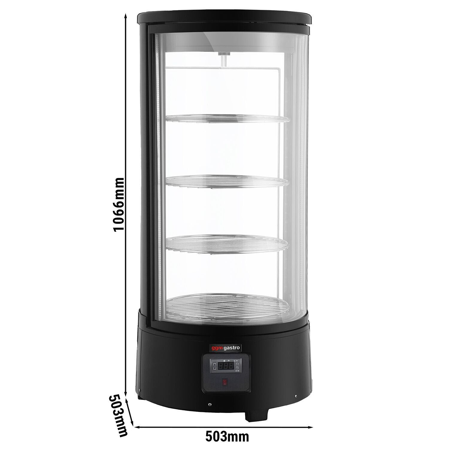 GGM Gastro PVNR72R Rashladna vitrina za kolače 68l