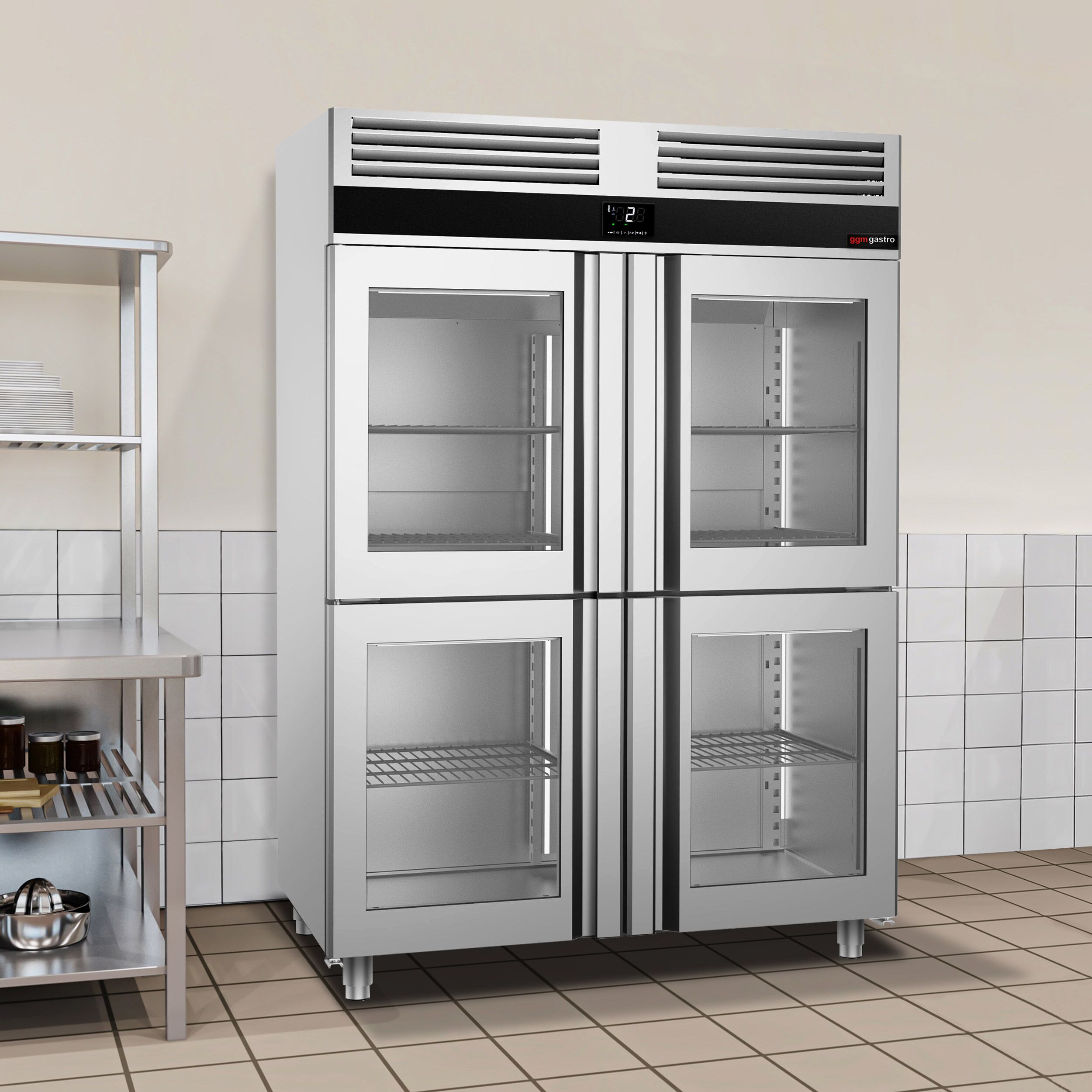 GGM Gastro PREMIUM KSF1482G Inox hladnjak GN 2/1 1400l