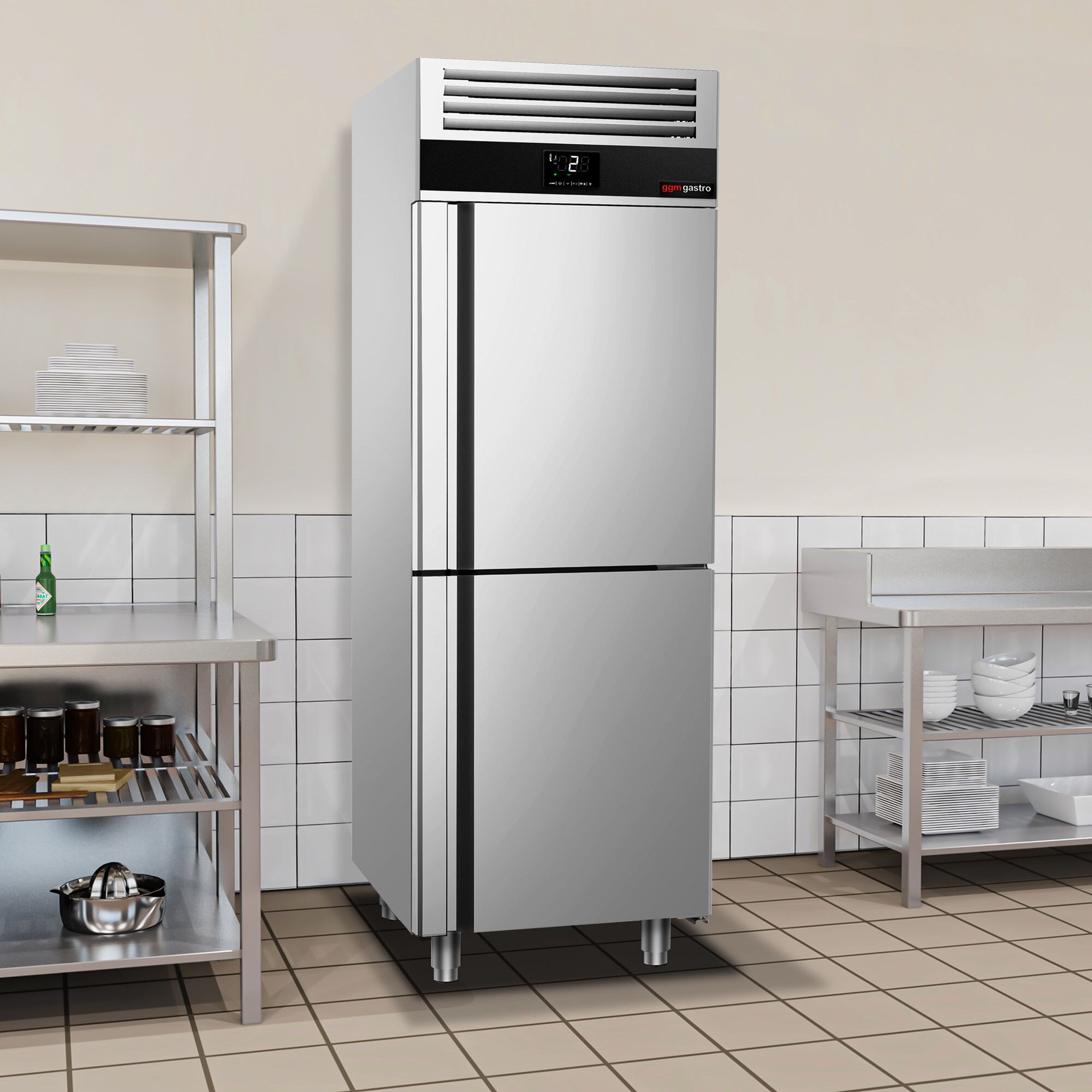 GGM Gastro Premium KSF782T Inox hladnjak GN2/1 700l