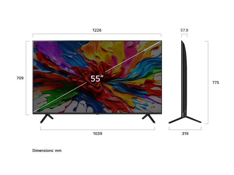 LG 55'' 55QNED92A6A Mini LED 4K UHD