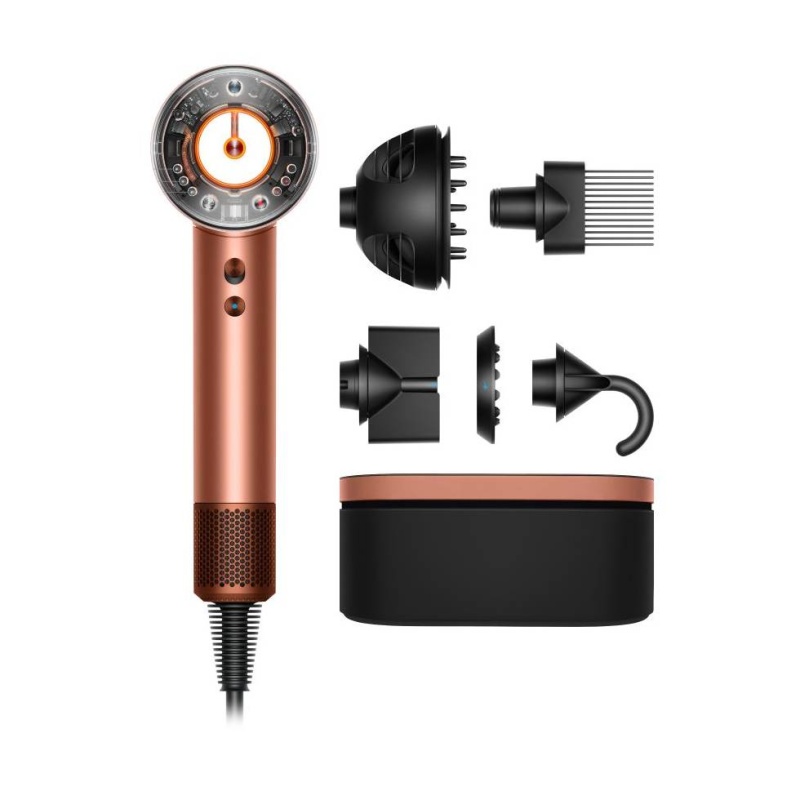 Dyson sušilo za kosu Supersonic Nural HD16 (143709) Amber Silk/Pink Champagne Curly+Coily Limited Edition