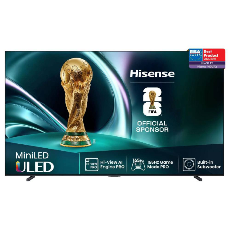 Hisense 100" 100U7Q ULED Mini LED 165 Hz