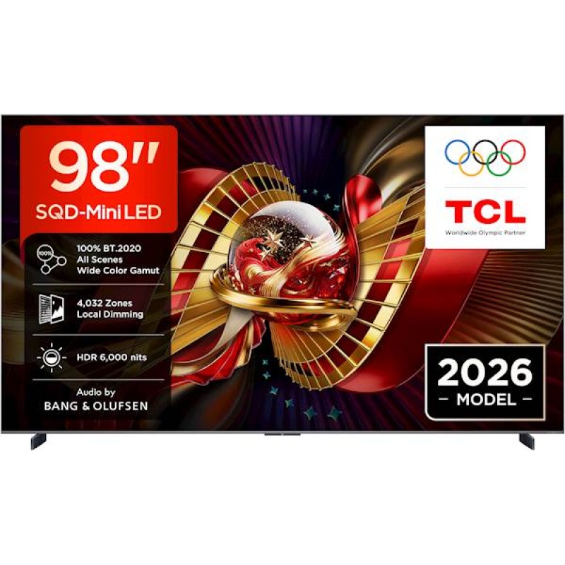 TCL 98'' 98C8L SQD Mini-LED Google TV 4K UHD